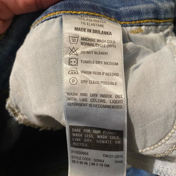 Levi’s 710 super skinny light wash jeans - Picture 4 of 4